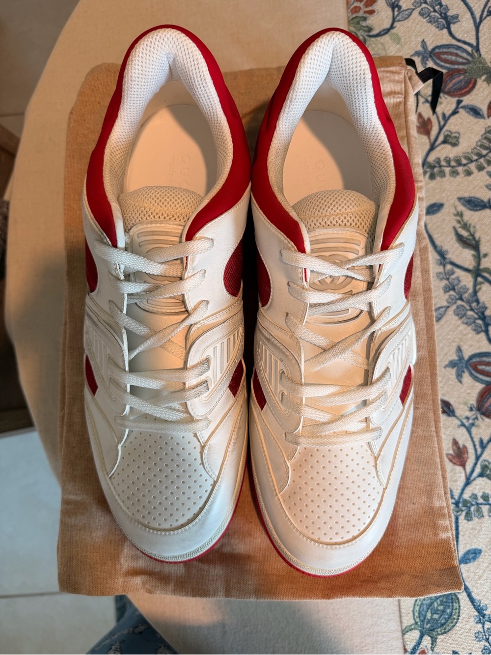 Gucci Basket White Demetra Sneaker - Picture 2 of 4